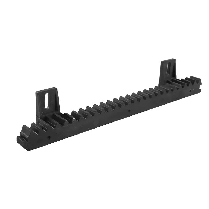 Gate Rack Nylon supports compatible sliding gate installation projects as part of a gate drive and hardware assembly.