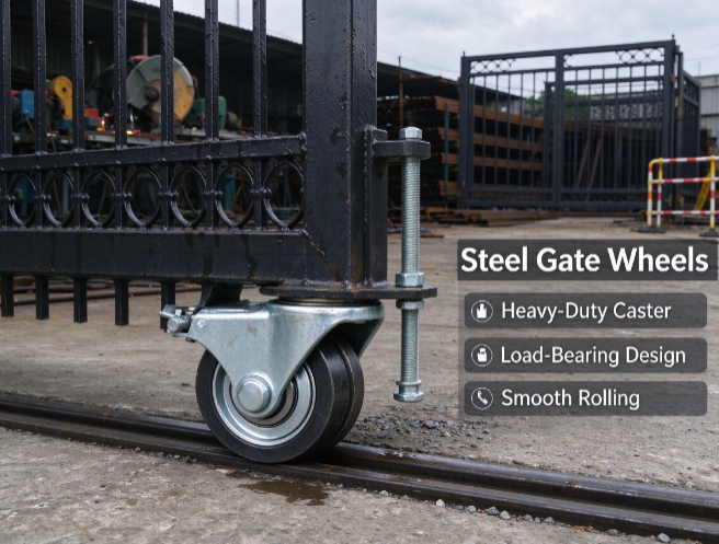How Steel Gate Wheels Handle Outdoor Exposure, Rust, and Corrosion